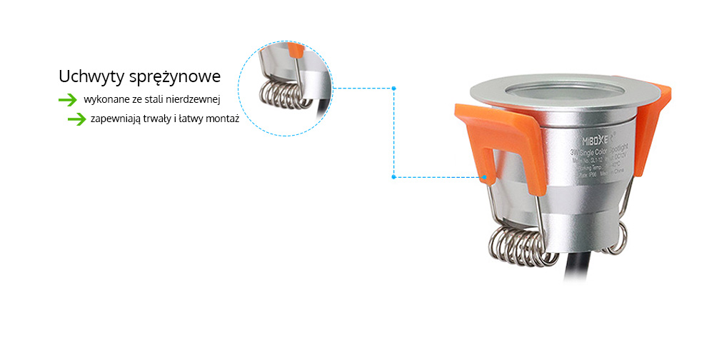 Opis i budowa oprawy spotlight led SL1-12