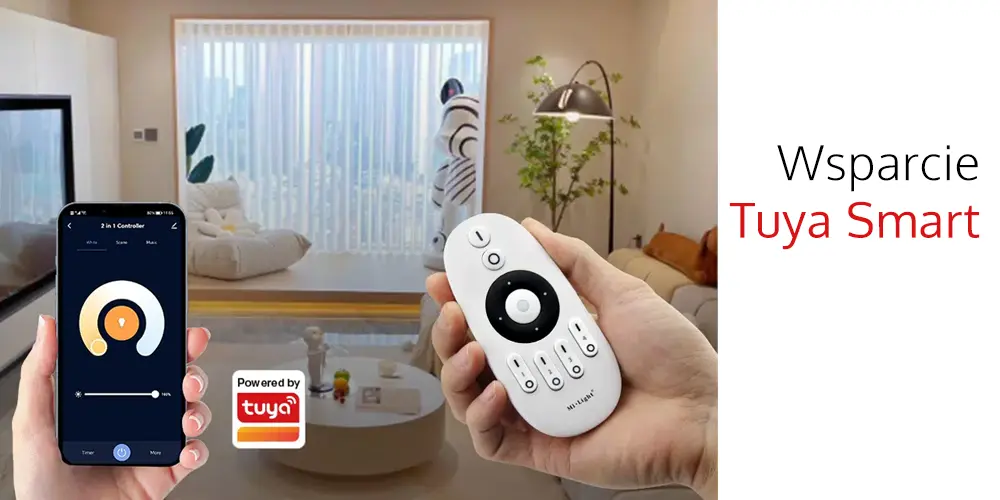 Wsparcie systemu Tuya Smart - Sterowniki MiBoxer seria E-WR