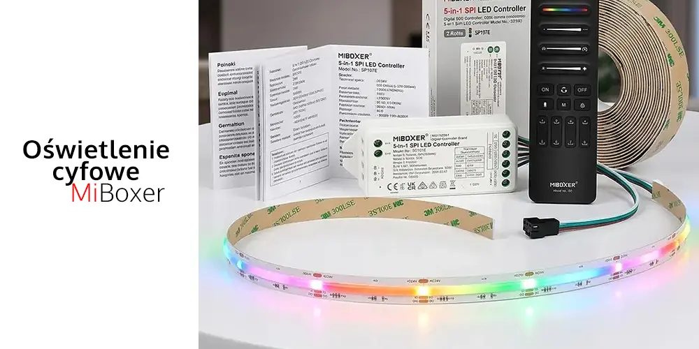 Postaw na oświetlenie cyfrowe LED - sterowniki do taśm cyfrowych z serii miBoxer